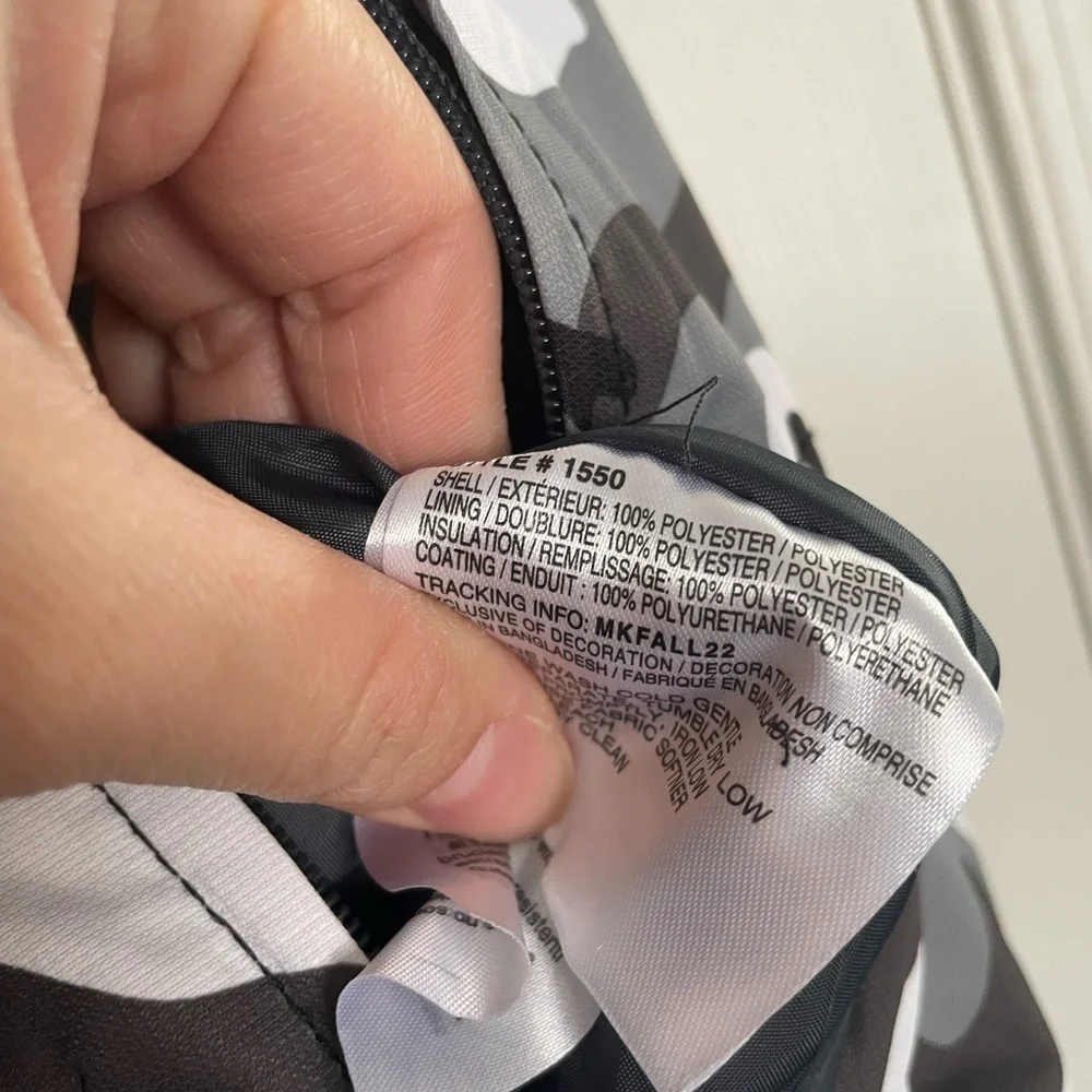 Arctix Kids Medium Camo Snow Bibs - Black & Gray EUC
